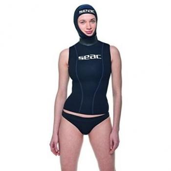 Seac 0110001030080A - Chaleco interior para mujer, color negro, talla L