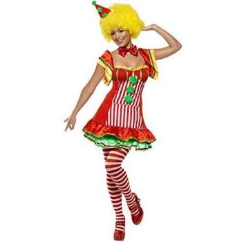 Smiffys Payaso Boo Boo, con Vestido y Sombrero en Diadema