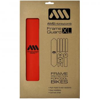 All Mountain Style AMSFG2RDBK Protector de Cuadro, Unisex Adulto, Rojo/Negro, XL