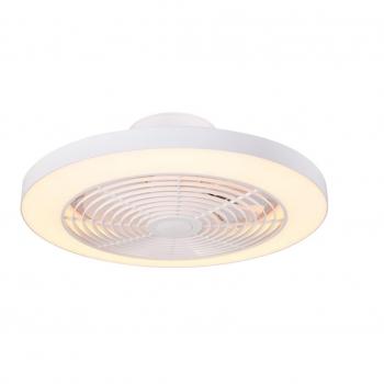 Ventilador de techo Plafón LED Moli 35W 3000 Lm CCT Regulable + RGB con Temporizador y Mando