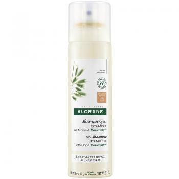 Klorane Dry Shampoo Ultra Gentle with Oat and Ceramide for Dark Hair 150ml
