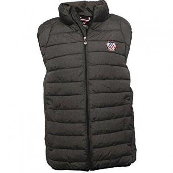 Peak Mountain Ceno/YL - Chaqueta de Plumas para Hombre, Hombre, CENO/YL, Gris foncé chiné, Large