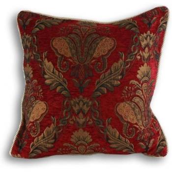 Funda de cojín Riva Home Shiraz Borgoña 45x45cm