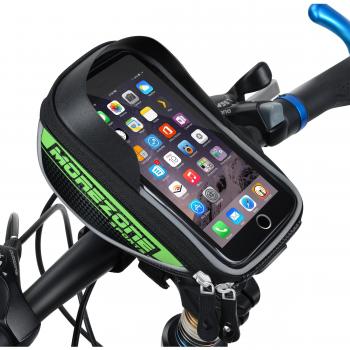 MOREZONE Bolsa Manillar Bicicleta Impermeable Ciclismo Bolso Delantero Con pantalla táctil Bici Bolso adecuado Teléfono Móvil dentro de 5,5 pulgadas