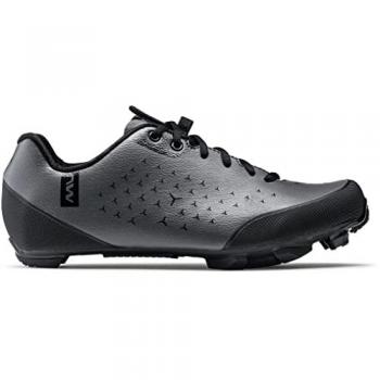 Zapatillas ciclismo Northwave Rockster Mtb y Gravel para hombre, color gris y negro, talla 42