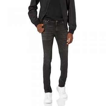 Nudie Jeans Women's Skinny Lin Worn Black Jeans, Size W27