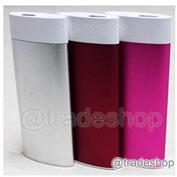 Powerbank 3600 mAh Batería Portátil de Aluminio para Recarga de Smartphone y Teléfono Móvil