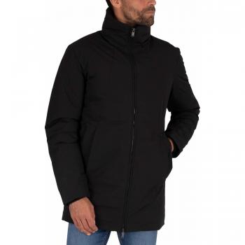 JACK & JONES Men's Rome Parka Jacket Black in Size XX-Large