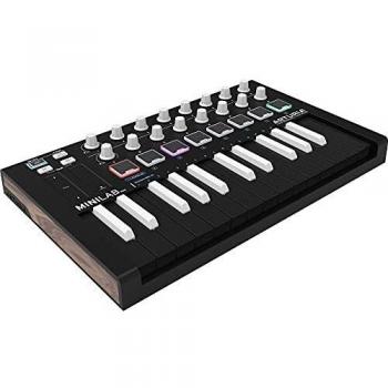 Arturia MiniLab MkII Inverted - 25 Note Controller Keyboard - Free software promo, for a limited time only, also includes: Mini V, Stage 73 V and Rev PLATE-140.