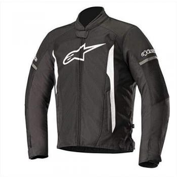 Alpinestars Chaqueta de motorista T-faster Air Jacket Black White, negro/blanco, L