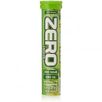 High5 zero citrus flavoured, 20 tabs per tube - Producto de cuidado personal para ciclistas, color verde, talla 14 cm