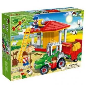 Granja con tractor 448 piezas bambao 8573