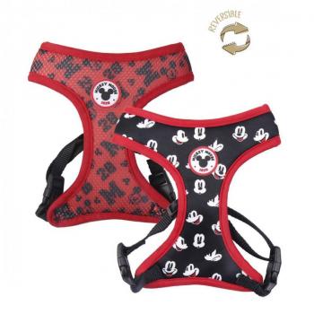 Arnés Reversible para Perro Mickey Mouse Negro