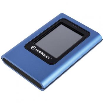 Kingston IronKey Vault Privacy 80 External SSD 480GB USB 3.2 Gen 1 XTS-AES 256-bit Encryption Blue