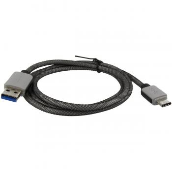4smarts Basic Micro-USB 3.1 Typ-A en Typ-C 1m negro