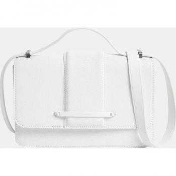 Calvin Klein - Bolso de mano pequeño en blanco con doble asa