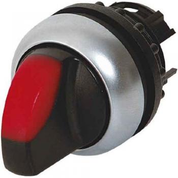 Palanca selectora de luz roja M22-WRLK-R Eaton, interruptor selector de 2 posiciones permanentes con enclavamiento
