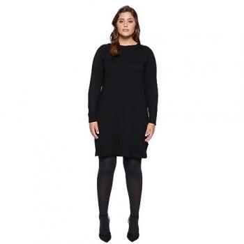 Fiorella Rubino - Jersey Largo de Viscosa Confort Negro XL Otoño Invierno 23