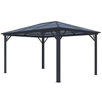 Cenador gazebo de aluminio 3 x 3,95 m 11,8 m² - RADELA