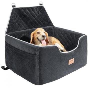 Asiento Elevador para Perros VEVOR con Correa de Seguridad y Bolsa de Almacenamiento, Acolchado y Soporte hasta 25 kg