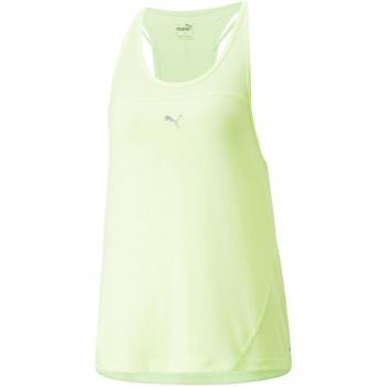Camiseta de Running Puma Run Tank para Mujer en Color Verde