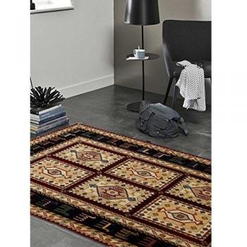 Un amor de alfombra 28692 noué mano shamalka relieve 3d 19 alfombra de Orient lana Beige 125 x 185 cm)