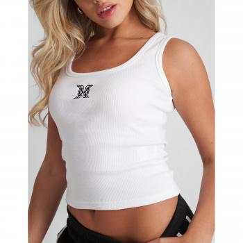 Kaiia Logo Vest Top White
