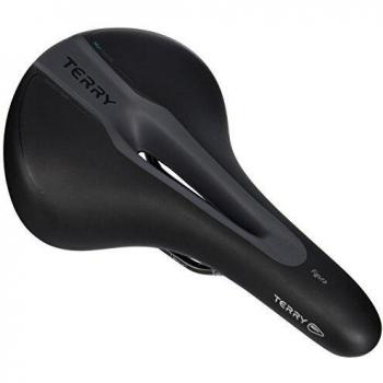Sillín de bicicleta Terry Figura Hombre Fitness Comfort Negro