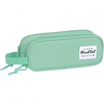 Estuche Escolar Doble Compartimento Blackfit8 - Safta