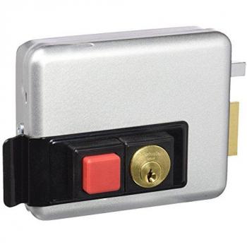 Cerradura Eléctrica 12V con Cerradero y Pulsador - Mano Derecha