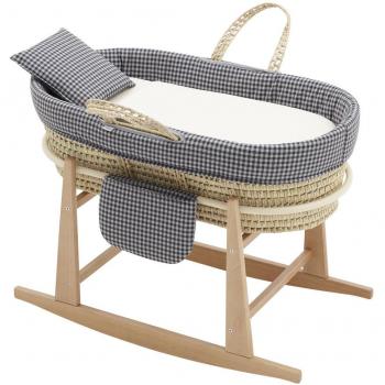 Moisés Bebé Mio Cuco Little Rock Beige/Vichy 49x80x61 cm