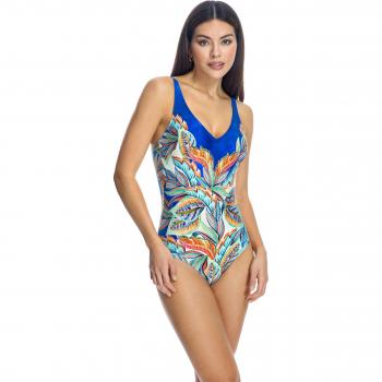 Bañador ORY de mujer con escote en V multicolor, talla EU 85C / UK 38C