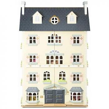 Le Toy Van - Palace House Large Wooden Doll House | 5 Storey Wooden Dolls House Play Set - Suitable For Ages 3+