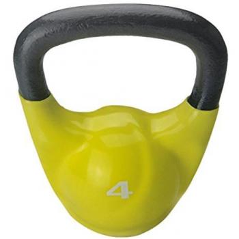 AFW 105141 - Kettlebells de vinilo 4 kg , color amarillo, talla M