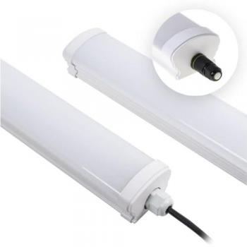 COLUMBITE Regla LED 120cm IP65 1x36W 2880lm 6000K Blanco con conectores rápidos