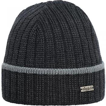 Eisglut Fisher Merino Beanie for Men - Anthracite - One Size