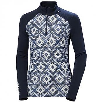 Helly Hansen Women's Lifa Merino Midweight Long Sleeve Thermal Shirt Navy