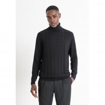 Antony Morato 3D Jacquard Cotton Wool Blend Gilet/Cardigan