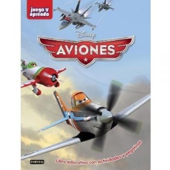 Aviones: Libro educativo con actividades y pegatinas
