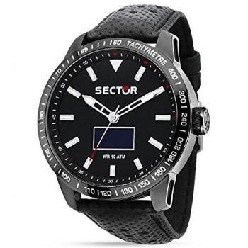 Sector Men's Analogue Quartz Watch with Leather Strap R3251575010