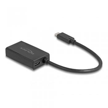 Adaptador USB Tipo C a DisplayPort 0,15 m 4K@60Hz PD 85 W Negro