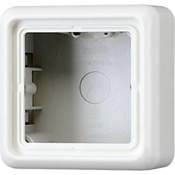 Jung CD 581 A WW Single Surface Mount Frame - Alpine White