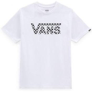 Camiseta Vans Checkered Blanco/Negro para Niño