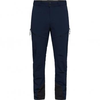 Haglöfs Pantalón de esquí de hombre Discover Touring - Pantalones de esquí de travesía, color azul tarn