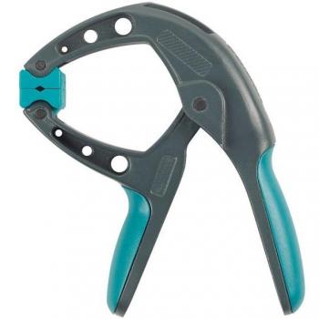 wolfcraft Pinza con resorte ergonómico FZH 40 I 3626000 I Pinzas con resorte clásicas con nueva forma ergonómica