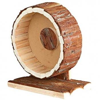 Rueda de ejercicio para hámster de madera