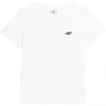 Camiseta de Manga Corta Infantil 4F JTSD001 Blanco