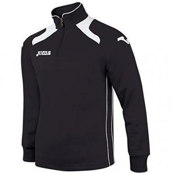 Joma Champion II - Sudadera con cremallera para niños de 6 años, color negro