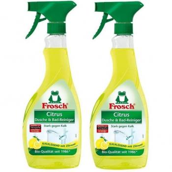 Rana 2 x de cítrico baño & ducha limpiador 500 ml Botella de spray