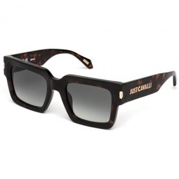 Just Cavalli Stylish Sunglasses SJC108 Dark Havana Green Gradient Unisex 53MM
